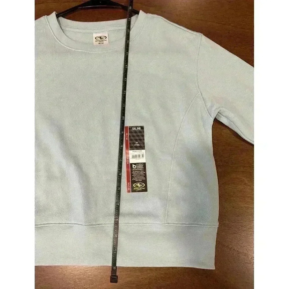 Athletic Works Blue Fleece Long Sleeve Sweatshirt Girls Medium NWT (0165) - Picture 10 of 10